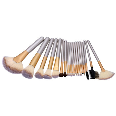 

New Arrival Pro Champagne Gold Makeup Brushes Set Foundation Powder Eyeshadow Make Up Brushes Facial Contour Cosmetic Brushs W1