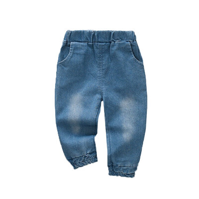 

Autumn Toddlers Infant Kids Denim Trousers Baby Boys Long Pants Sports Trousers Bottoms