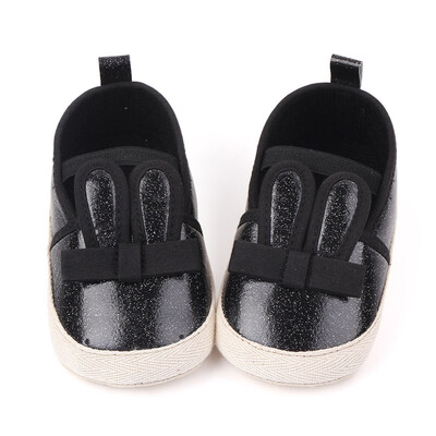 

Baby Girl Breathable Rabbit Ear Design Anti-Slip Casual Sneakers Toddler Soft Soled Walking Shoes 0-12M