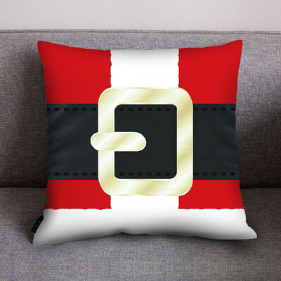 

Siaonvr Merry Christmas Print Pillow Case Polyester Sofa Car Cushion Cover Home Decor
