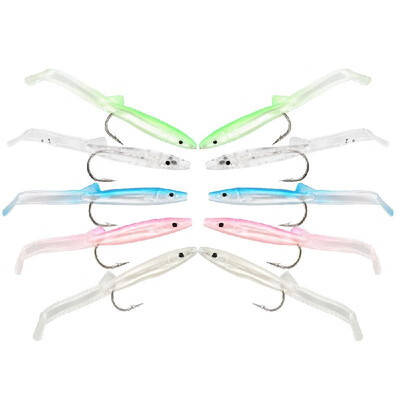 

10pcs Fishing Lures Set 8cm 24g Artificial Soft Lures Bait with Hook