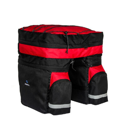

ROSWHEEL 60L MTB Bicycles Carrier Bag Rear Rack Bike Trunk Bag Luggage Pannier Back Seat Double Side Cycling Bycicles Bag 14590 wi