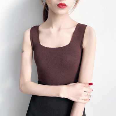 

Summer Sexy Tank Tops New Hot Sale Fashion Women Knitwear Sleeveless Tops Shirt Blouse Casual Crop Tops T-Shirts