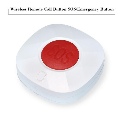 

Wireless Remote Call Button SOSEmergency Button 433MHz Caregiver Pager for BedChairFloor Mat Fall Alarm Patient Elderly Disable