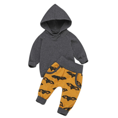 

Newborn Toddler Kids Baby Boy Clothes Long Sleeve T shirt Hoodies Long Pants Long Sleeve 2pcs Outfts Baby Clothes Set