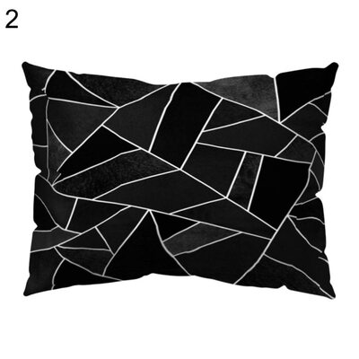 

Geometric Square Triangle Pillow Cover Cushion Case Home Car Sofa Hotel Decor