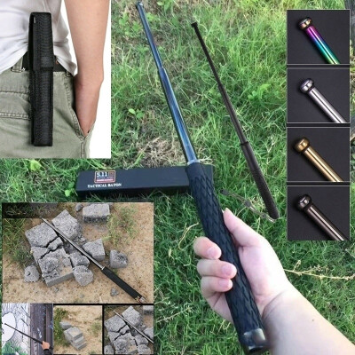 

2020 New Fashion Self-defense Tool PCAlloy Defense Baton Three Section Expansion Rod Outdoors Military Baton