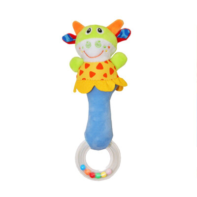 

Developmental Animal Soft Stuffed Infant Baby Plush Toys Rattles Kids Plush Animals Toys