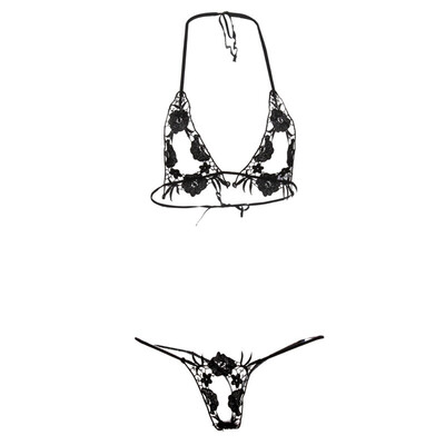 

Women Open Chest Bra Crotchless Panties Exotic Sleepwear Lingerie Underwear Set