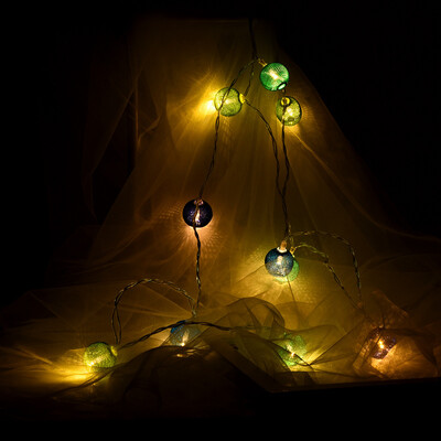 

Gobestart Tieyi Colored Ball LED Lamp Room Bedroom Balcony Decorative Lamp