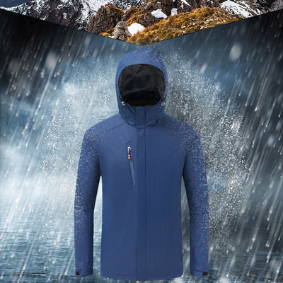 

Toponeto Men Winter Hooded Softshell Windproof Waterproof Soft Coat Shell Jacket