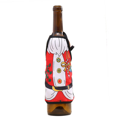 

2015CM Christmas Win Bottle Cover For Christmas Home Party Decoration Wine Bottle Cover Sets Xmas Party Decoration Supplies