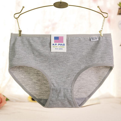 

Color Cotton Breathable Briefs Cozy Women Underwear Solid Girl Student Panties Low-Rise Female Underwear Ultra-Slim Comfortable