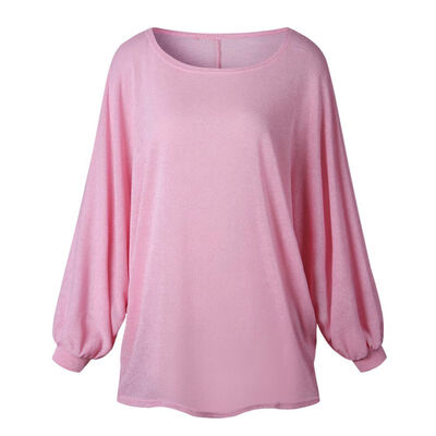 

Women Long Batwing Sleeve O-Neck Casual Sweaters Female Knitting Solid Pullovers New Brand Plus Size For Summer Autumn