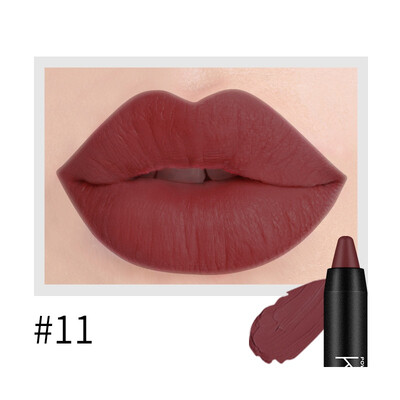 

Hot Sale Matte Lipstick Pencils Matte Cosmetics Lip Nude Beauty Women Makeup Red Color Waterproof Lip Lipstick Lips Cosmetics