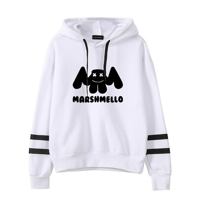

Women Fashion Dj Marshmello Hooded Sweatshirt Casual Long Sleeve Printed Pullover Marshmello Hoodie