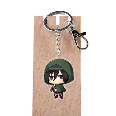 

Anime Attack On Titan Key Chain Acrylic Pendant Anime Accessories Cartoon Key Ring-in Key Chains