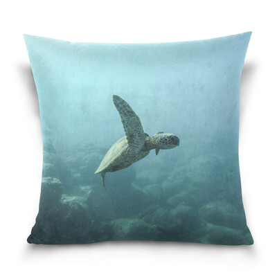 

Throw Pillow Case Decorative Pillow Covers 16 X 16 inch Tortoise Pattern Pillowcase