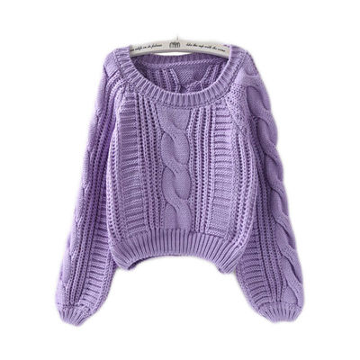 

femininas Women Pull Sweaters 2019 New Yellow Sweater Jumpers Candy Color Harajuku Chic Short Sweater Twisted Pull