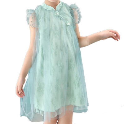 

Girls Summer Dress Sleeveless Mesh Ball Gown Kid Girl Dresses Child Clothing