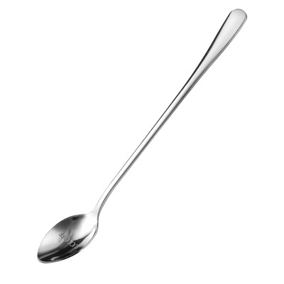 

Custom Stamped Engraved Stainless Steel Long Handle Ladle Personalized Coffee Milk Stir Spoon with Lettering for Gifts