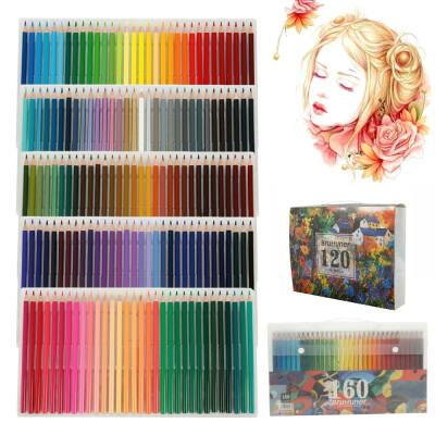 

48120160 Colors Professional Colored Pencil Set School Supplies Graffiti Crayons Artist Painting Sketching For Sketch Pads