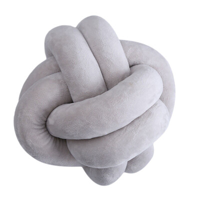 

Nordic Style Cartoon Velvet Knot Ball Cushion Pillow Baby Calm Sleep Dolls Stuffed Toys Kid Adult Decor Bed Room