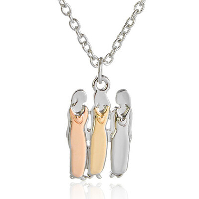 

Beautiful dress women necklaces best friend necklace women gift for mothers day silver rose gold color