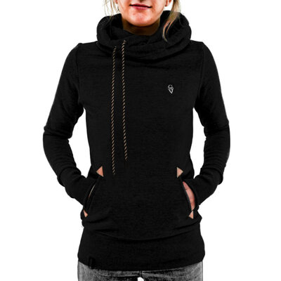 

Hoodie Korean Women Winter Long Sleeve Plain Fashion Sweatshirt Casual Hooded Coat Pullover Jumper Tops
