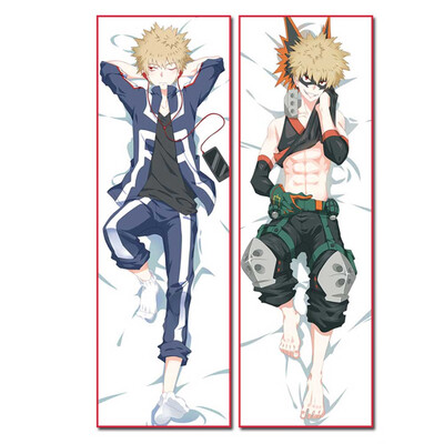 

Anime My Hero Academia Body Pillowcase Peach Skin Double Sided Throw Pillow Case Cushion Cover157 47inch Bakugou Katsuki-1