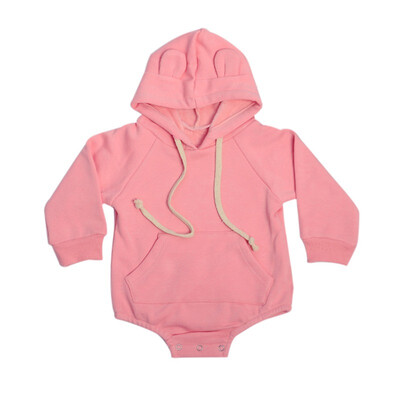 

baby bodysuits cute plus velvet jumpsuit autumn new infant cotton bodysuit hooded jumpsuits baby clothing boys girls 0-3y
