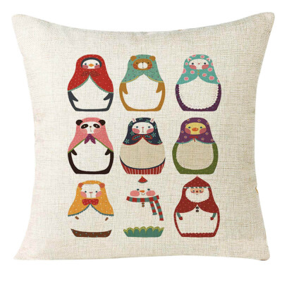 

〖Follure〗Xmas Christmas Animal Sofa Home Decoration Festival Pillow Case Cushion Cover