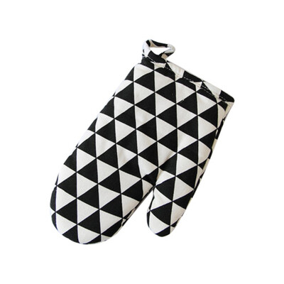 

Cotton Oven Glove Heatproof Mitten Kitchen Cooking Microwave Oven Mitt Insulated Non-slip Glove Thickening