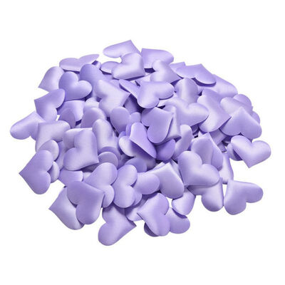 

100pcs Artificial Padded Fabric Love Heart Petals Wedding Party Decorations DIY Scrapbook Gift Box Christmas Decoration Crafts
