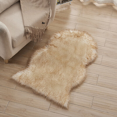 

Toponeto Rugs Non Slip Rug Mats Hairy Soft Fluffy Faux Fur Carpet Mat Home New