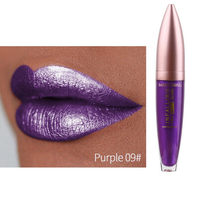 

Long Lasting Waterproof Shimmer Lip Gloss Pearlescent Colorful Lip Gloss Metallic Liquid Lipsticks Makeup Tools