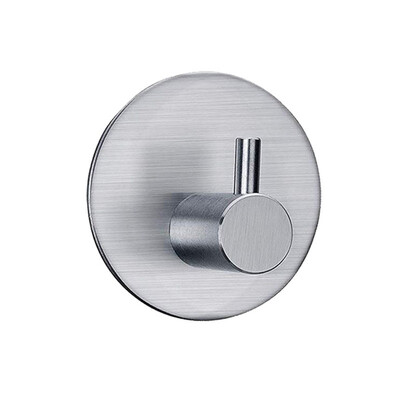 

304 Stainless Steel Strong Adhesive Hook Single Hook Black Hole Free Bathroom