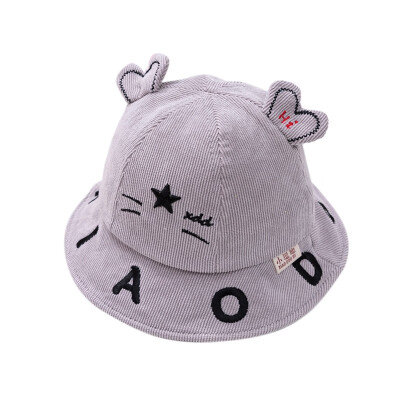 

Baby Hat Letter Cartoon Embroidered Hat Kid Toddler Cute Bucket Cap Infant Gift