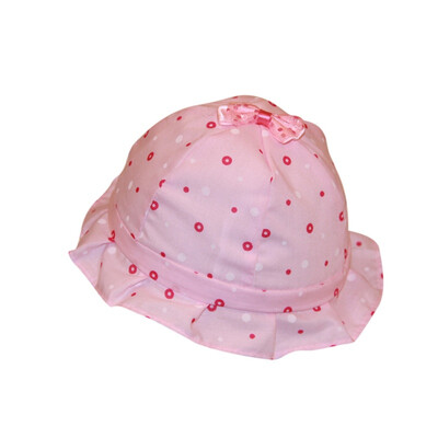 

Casual Fashion Baby Cap Kids Toddler Cute Polka Dot Printing Bucket Hat Childrens Gift