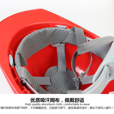 

Noon brand V-type breathable high-strength ABS helmet site leadership construction safety helmet can be printed Noon enters ABS wh