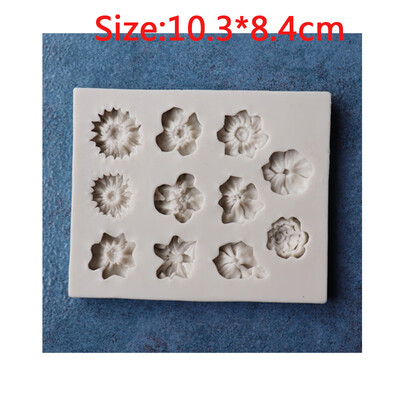 

DIY 3D Silicone Flower Cake Molds Baking Sheet Bakeware Cookie Mold Pastry Decor Kitchen Tool