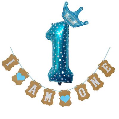 

Toponeto 30 Number Foil Balloons Digit Helium Birthday Party Banner Baby Shower Decor