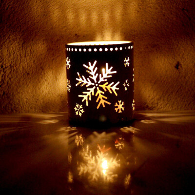 

Toponeto Xms Hollow Candle Holder Candlestick Creative Christmas Decor Party Decoration
