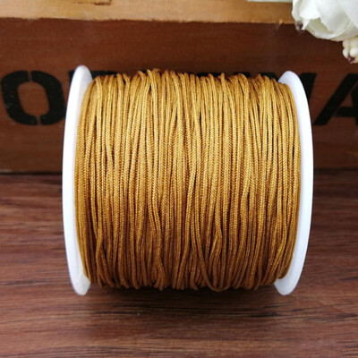 

1Pc 45M Nylon Cord Thread Chinese Knot Macrame Cord Bracelet Braided String Diy 17 Colors