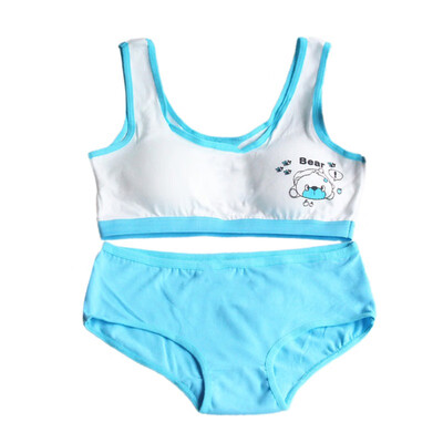 

Young Girl Training Bras Set Teenage Underwear Set Cotton Underwears Student Bra Children Bras Girl Underwear