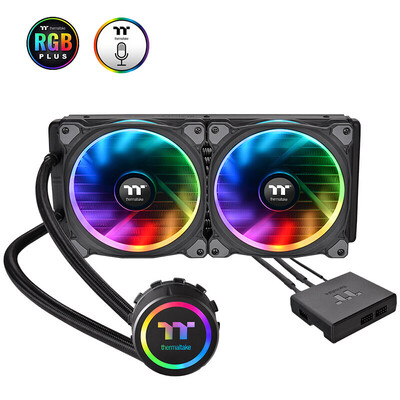 

Tt Thermaltake Floe Riing RGB 280 integrated water-cooled CPU cooler multi-platform RGB cold head software PLUS RGB fan 280 cold row