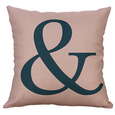

〖Follure〗Simple Linen Creative Lovely Pillow Cover Pillow Cover Car Pillow Cover