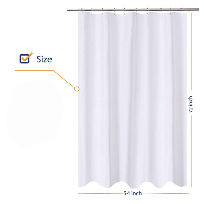 

〖Follure〗Fabric Shower Curtain 72x54 Mildew Resistant Washable Water Repellent Spa Bath