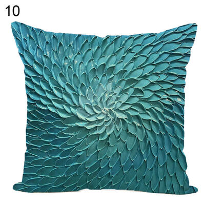

Flower Plant Painted Throw Pillow Case Cushion Cover Sofa Bed Car Office Decor
