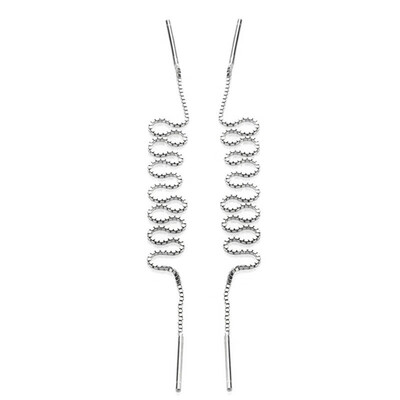 

Charm Chic Women Fashion Earrings Elegant Long Ear Wire Ear Chain Stylish Jewelry